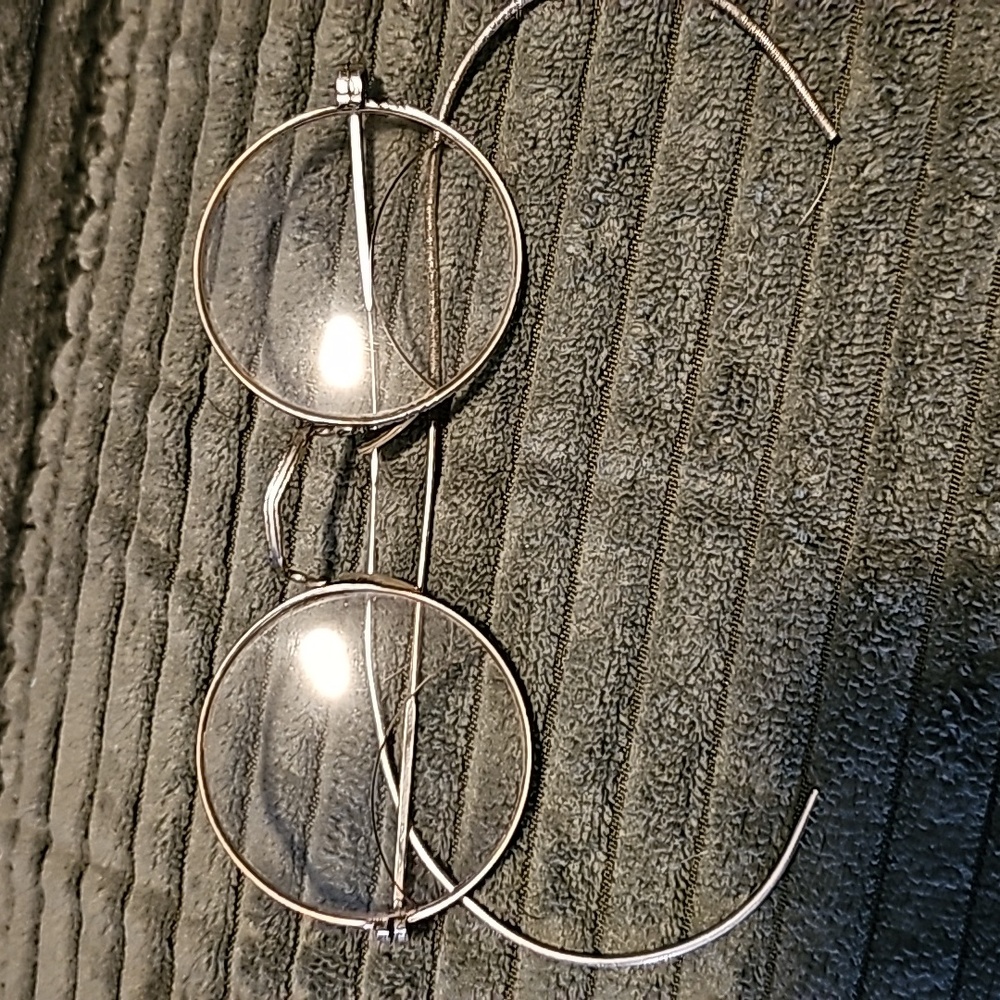 Old bifocal glasses, 12k gold filled - Picture 3 of 3
